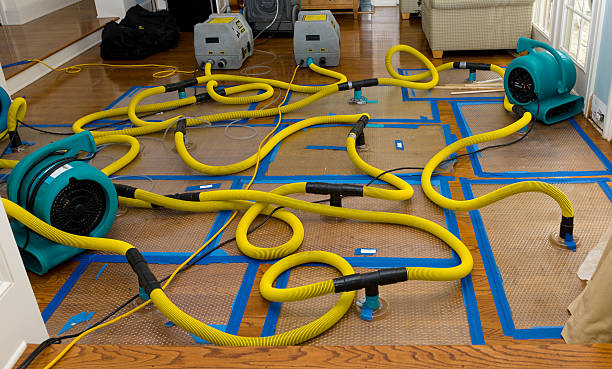 Professional Flood Damage Restoration technician working in DeForest, WI